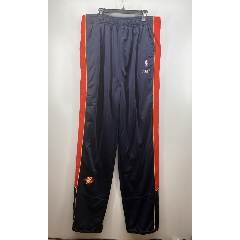 GOLDEN STATE WARRIORS Y2K NBA‎ REEBOK TEAM ISSUE Vintage PANTS 3XL Tall RARE